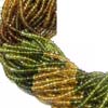 AAA Quality Petrol Tourmaline Micro Faceted Roundell 13 inch strand 3 mm approx